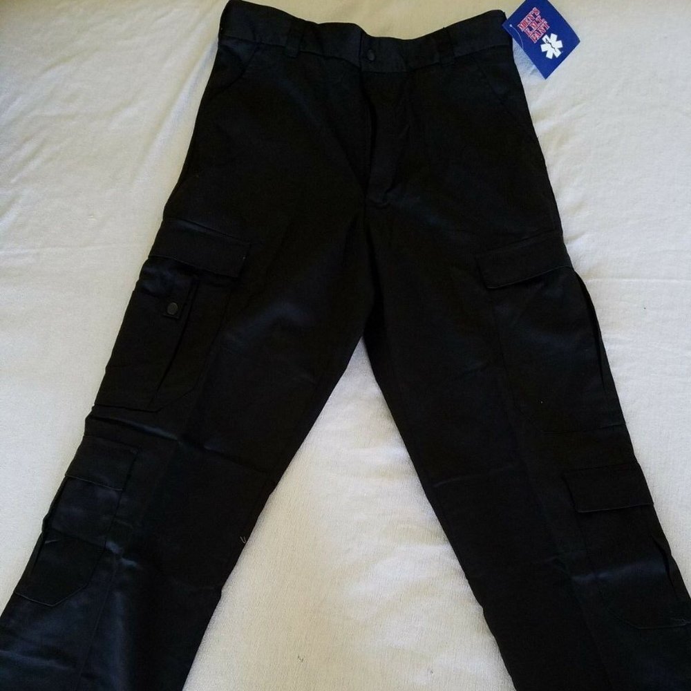 NEW W/ TAGS ROTHCO MENS EMT BLACK PANTS MEDIUM REGULAR 44 WAIST x 32 INSEAM